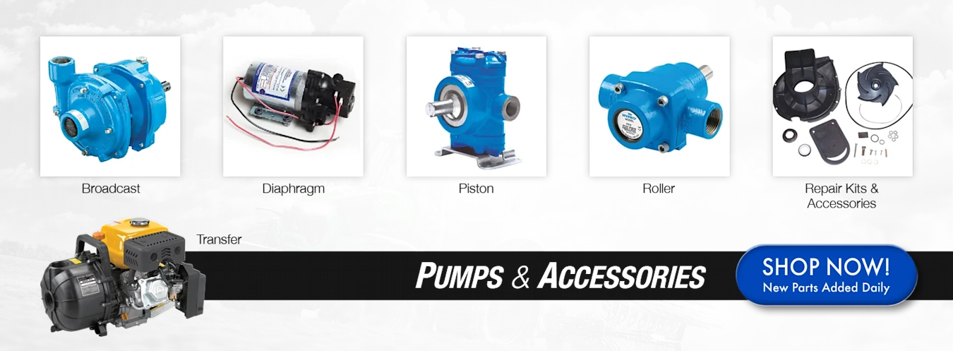Offered Pumps: ACE, Pacer transfer pumps, Hypro centrifugal, MP